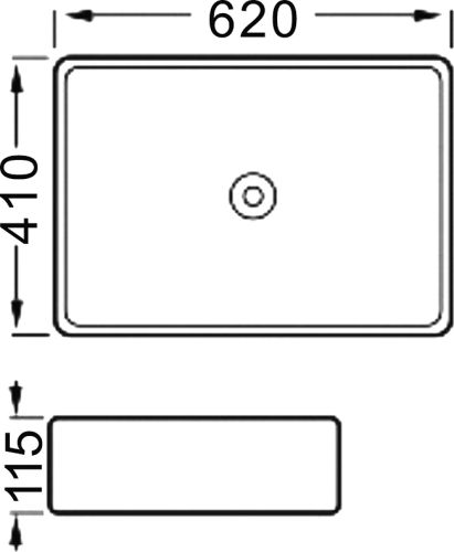 Раковина STWORKI Молде S23410WH в Сочи