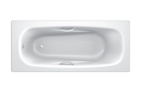 Ванна стальная BLB UNIVERSAL ANATOMICA 150*75, белая, с отверстиями для ручек в Сочи