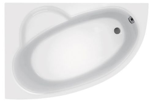 Jika GENEVE Акриловая асимметричная ванна 150 х 100, левая, с монтажным комплектом и сифоном в Сочи
